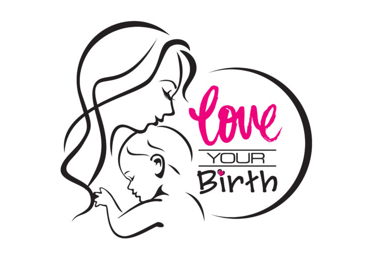 lOVE YOUR BIRTH Logo with girl JPG 768x543