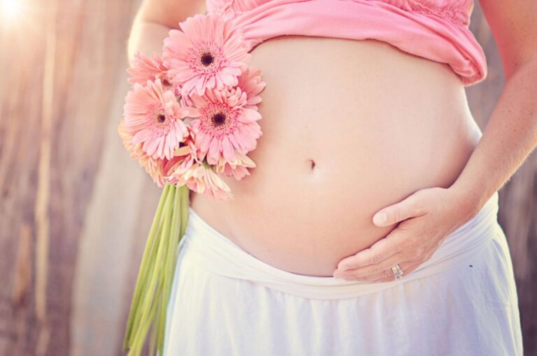 Belly with flowers 1 768x510